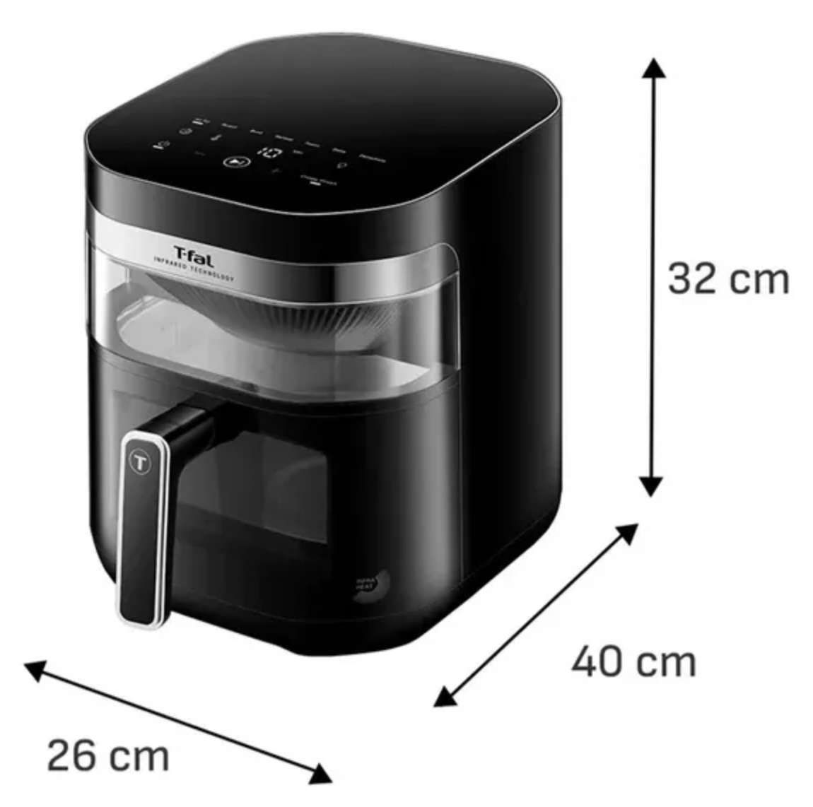 Freidora De Aire 7 En 1 Infrared De 5 Litros Tfal T-fal Tefal