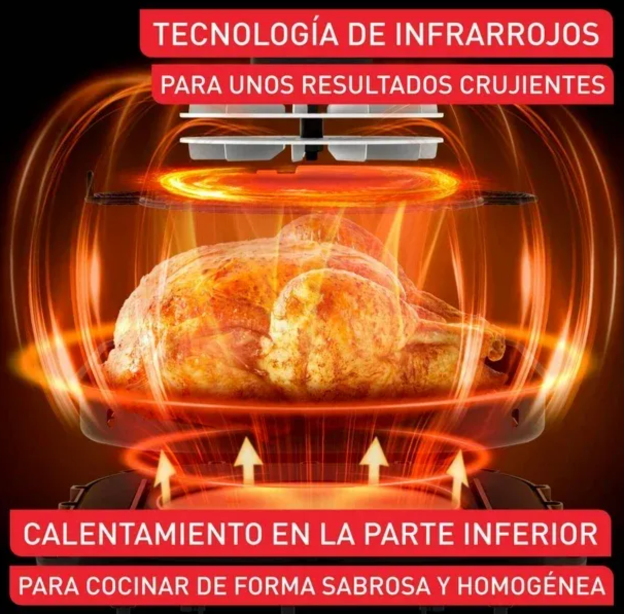 Freidora De Aire 7 En 1 Infrared De 5 Litros Tfal T-fal Tefal