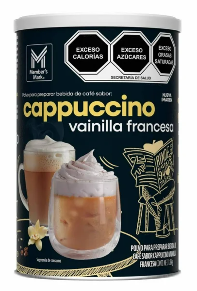 Café Member's Mark Capuccino Vainilla 1.8 Kg