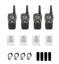 Walkie Talkie Midland T5blk 4 Radios 22 Canales 45 Km