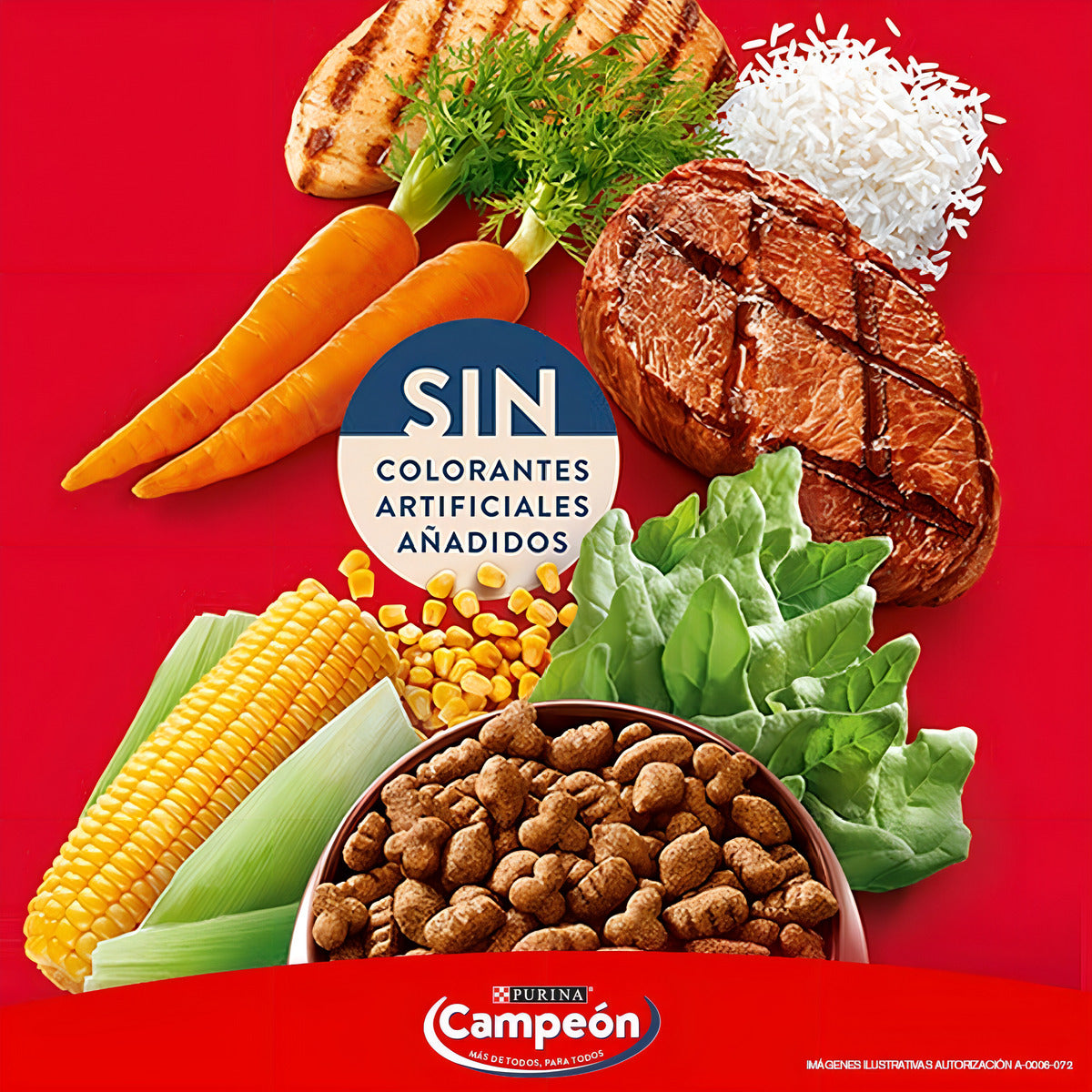 Purina Campeon Croquetas Carne Con Vegetales Adulto 25kg