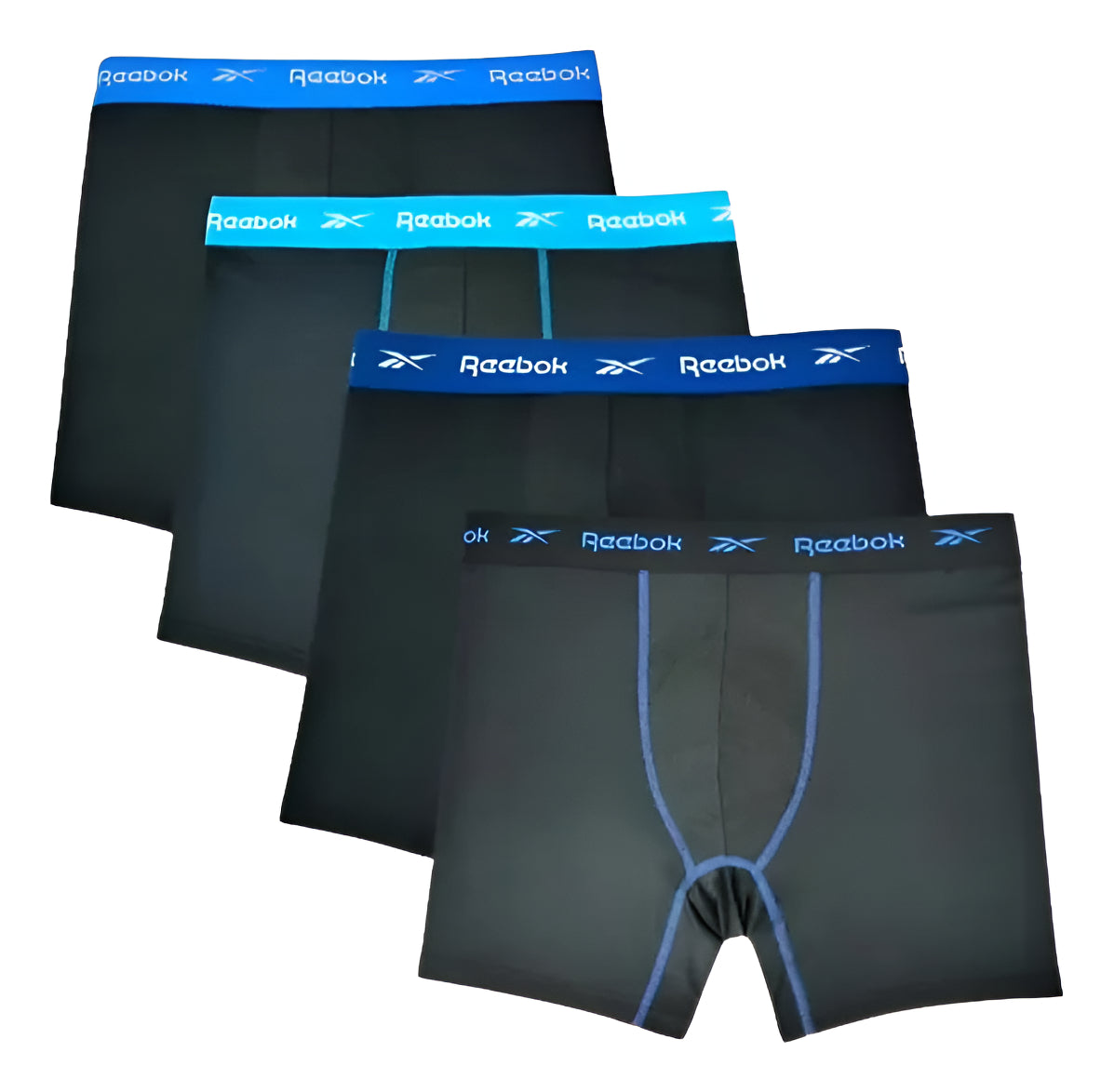 Boxer Hombre Reebok Modelo Box Boxer 4 Pzs Negro