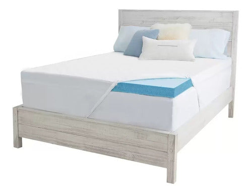 Cubre Colchon Con Espuma De Memoria  King Size Novaform