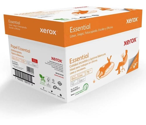 Xerox Essential Papel Bond Tamaño Carta 5000 Hojas Color Bla