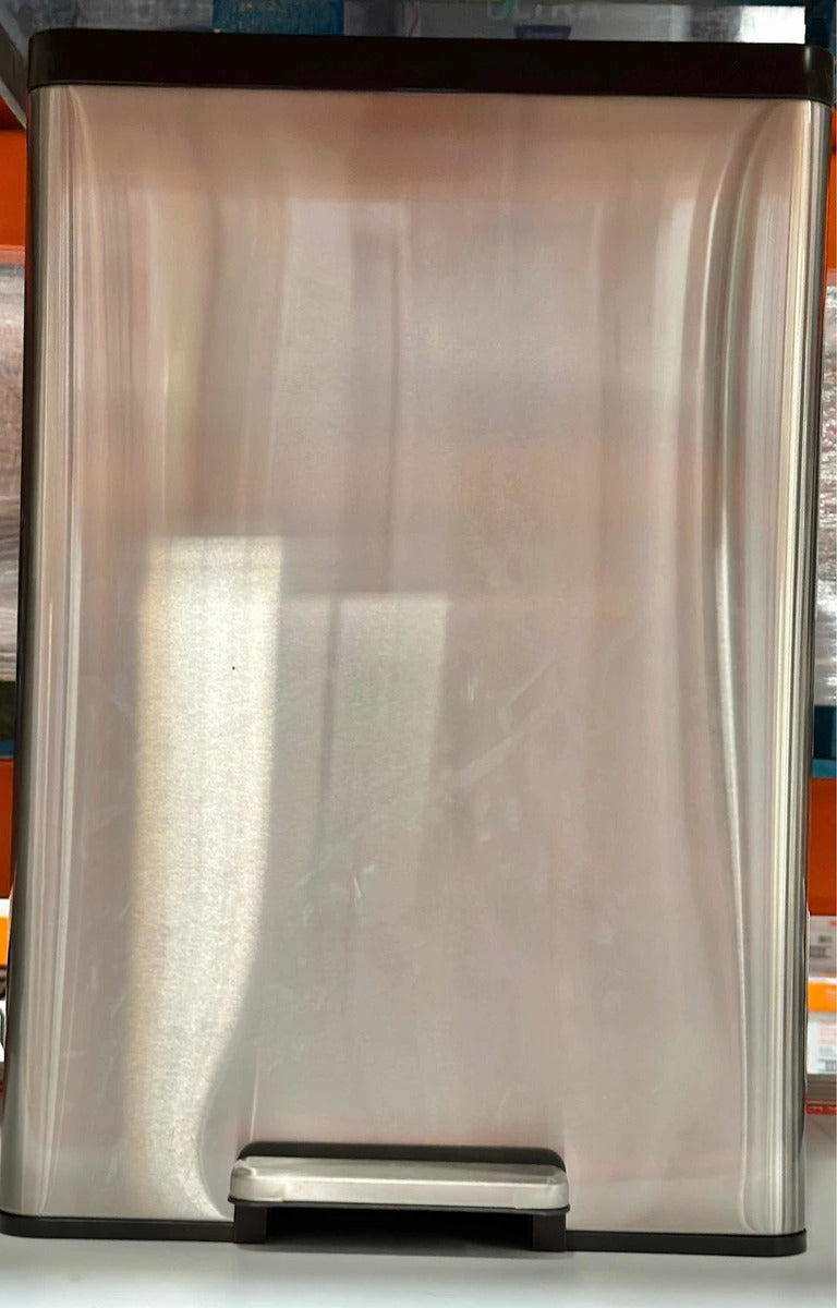 Bote Para Basura Acero Inoxidable Basurero 47 Litros Pedal