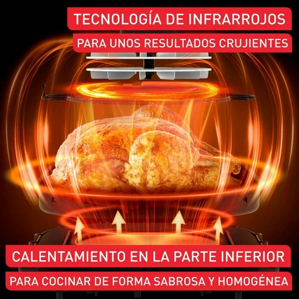 Horno Freidora De Aire Infrarroja T-fal Ey8338x0 Tefal