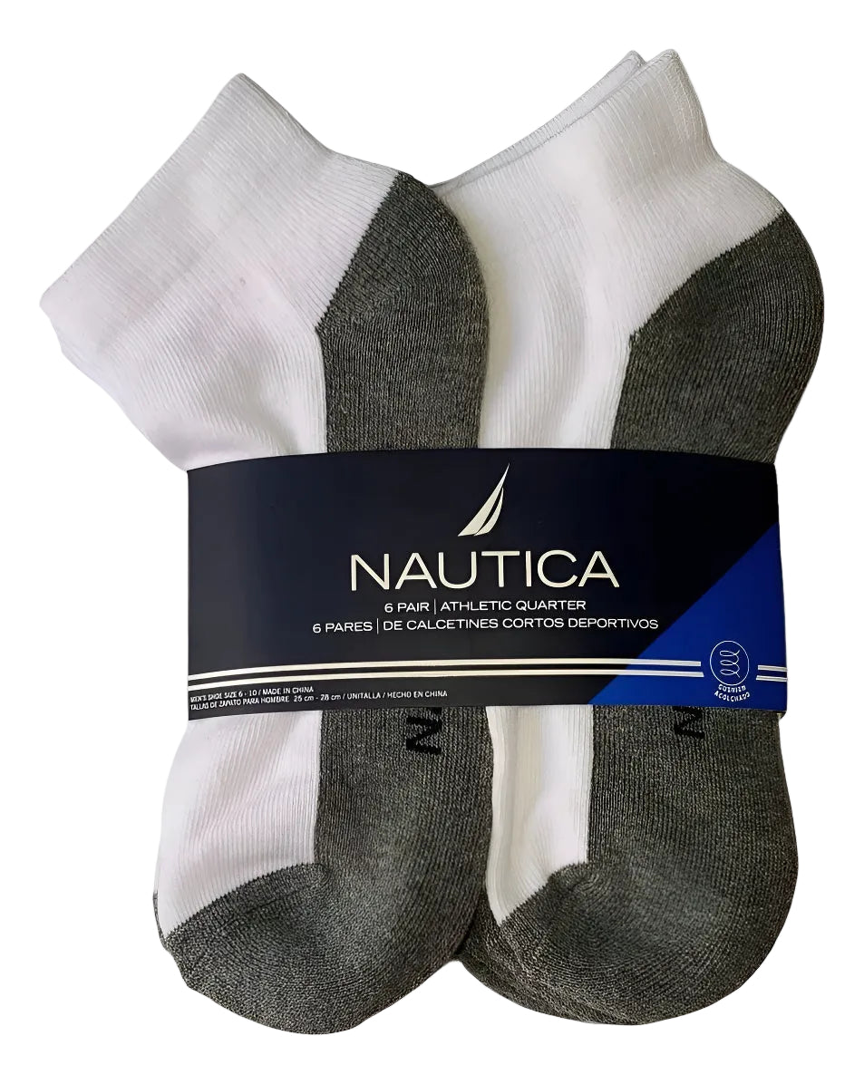 Calcetines Cortos Nautica Tines 6 Pares Hombre Deportivos