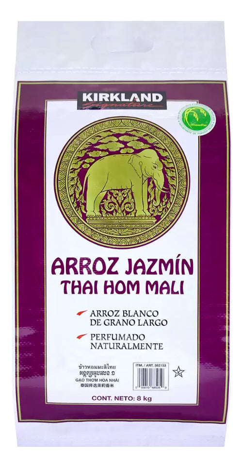 Arroz Jazmín Kirkland Signature 8 Kg
