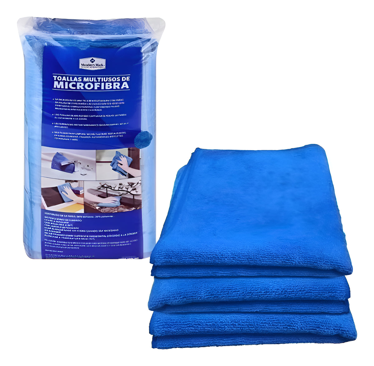Toalla Microfibra Trapo Members Mark Paq 36 Paños Afelpados