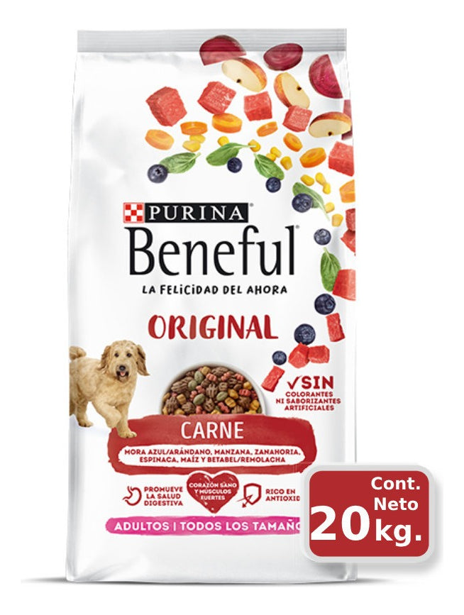 Alimento Beneful 20 Kg Croquetas Purina Beneful Perro Ori