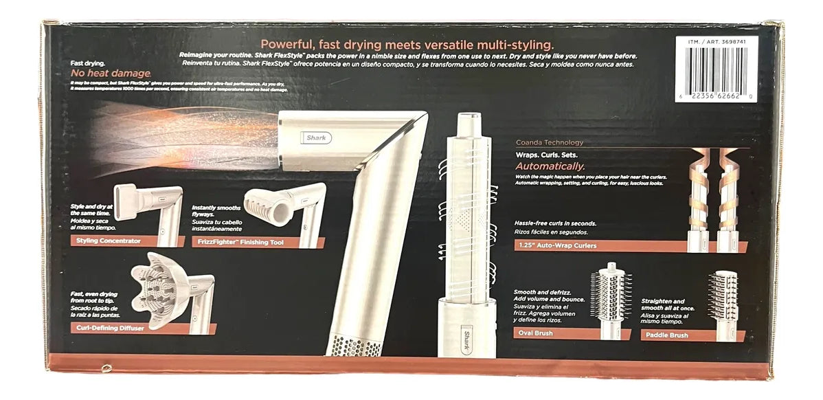 Multiestilizador Shark Flexstyle 4 Funciones + 5 Accesorios