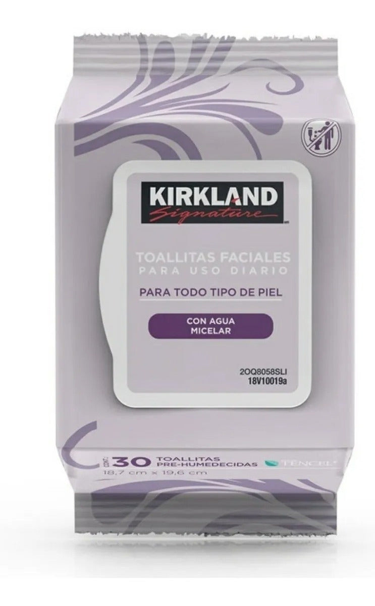 Toallitas Faciales Kirkland Desmaquillantes 180 Piezas