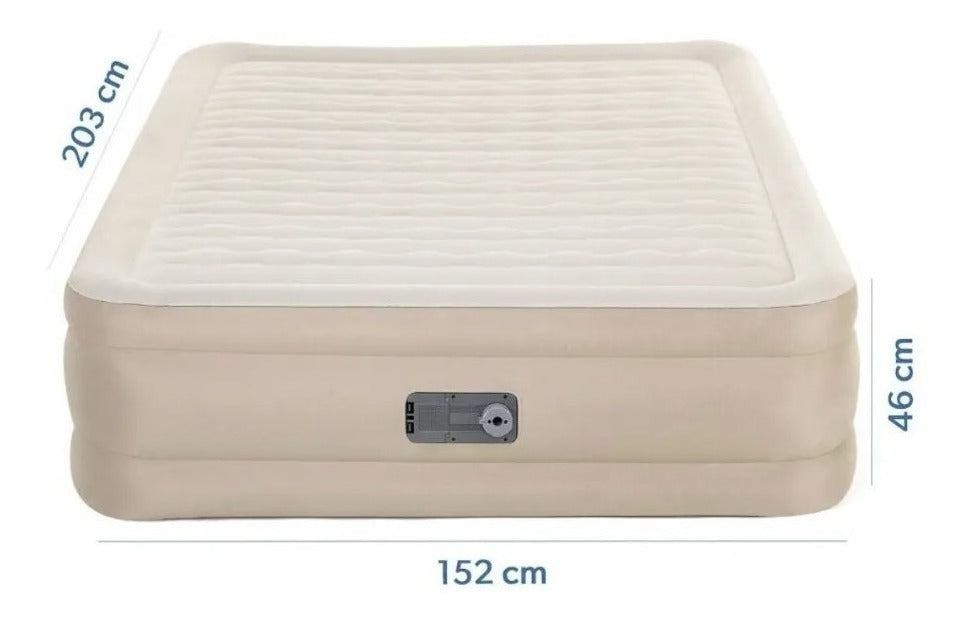 Colchón Cama Inflable Queen Size Con Bomba Eléctrica Bestway