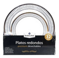 Platos Premium Desechables Member's Mark De 32 Pzas