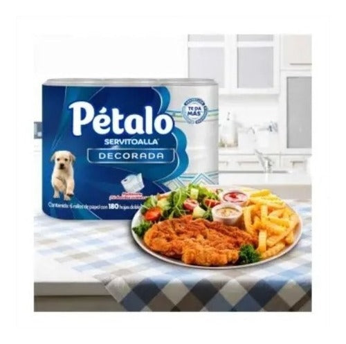 Toallas Cocina Petalo Servitoalla Multicorte 6 Rollo