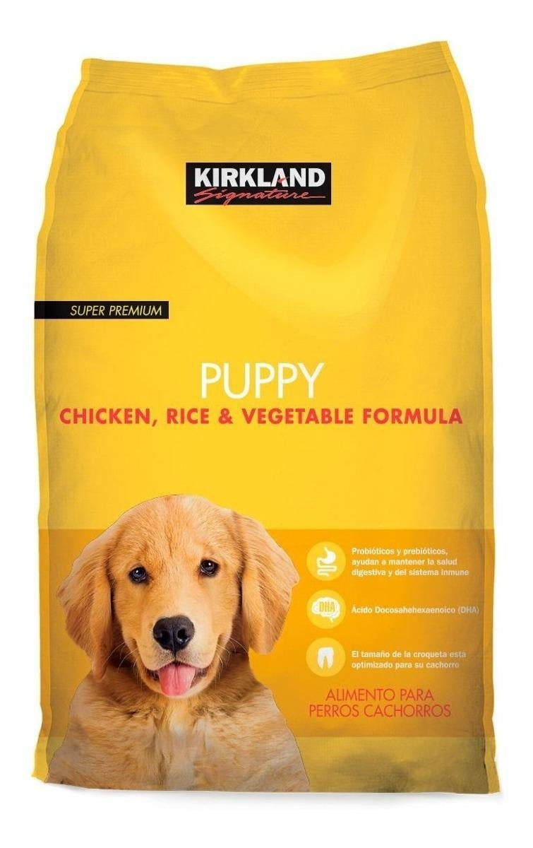 2 Alimento Kirkland Cachorro  Pollo/arroz/vegetales (18kg)