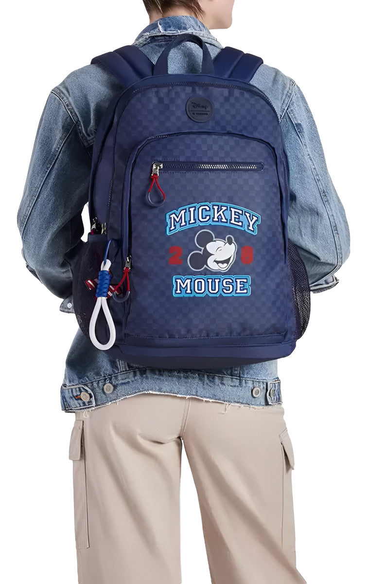 Piagui Mochila Juvenil Con Lapicera Mickey Mouse