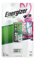 Cargador Energizer Mini + 4 Pilas - Pilas Recargables Aaa Aa
