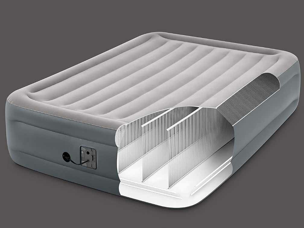 Cama Colchón Inflable Queen Size Con Bomba Eléctrica Incluid