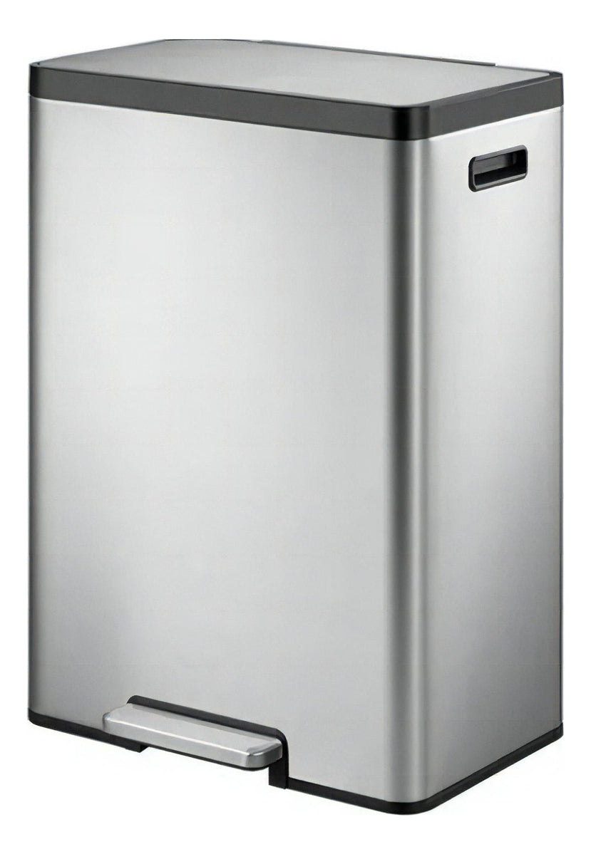 Bote Para Basura Acero Inoxidable Basurero 47 Litros Pedal