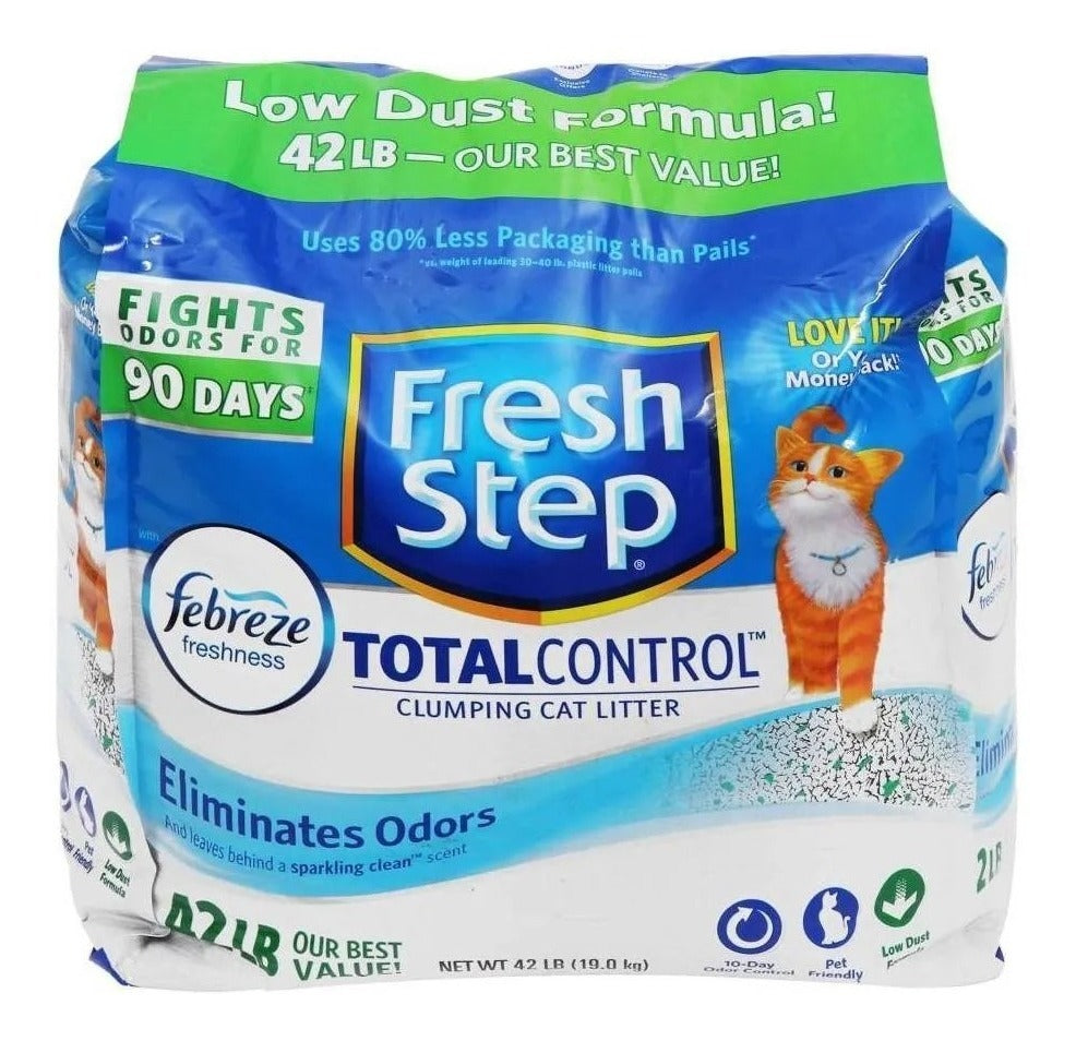 Arena Para Gatos Fresh Step Con 4 Pzas De 4.98 Kg C/u