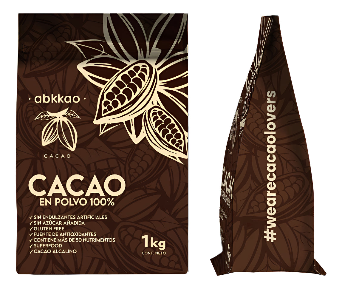 Cacao En Polvo Puro Abkkao De 1 Kg