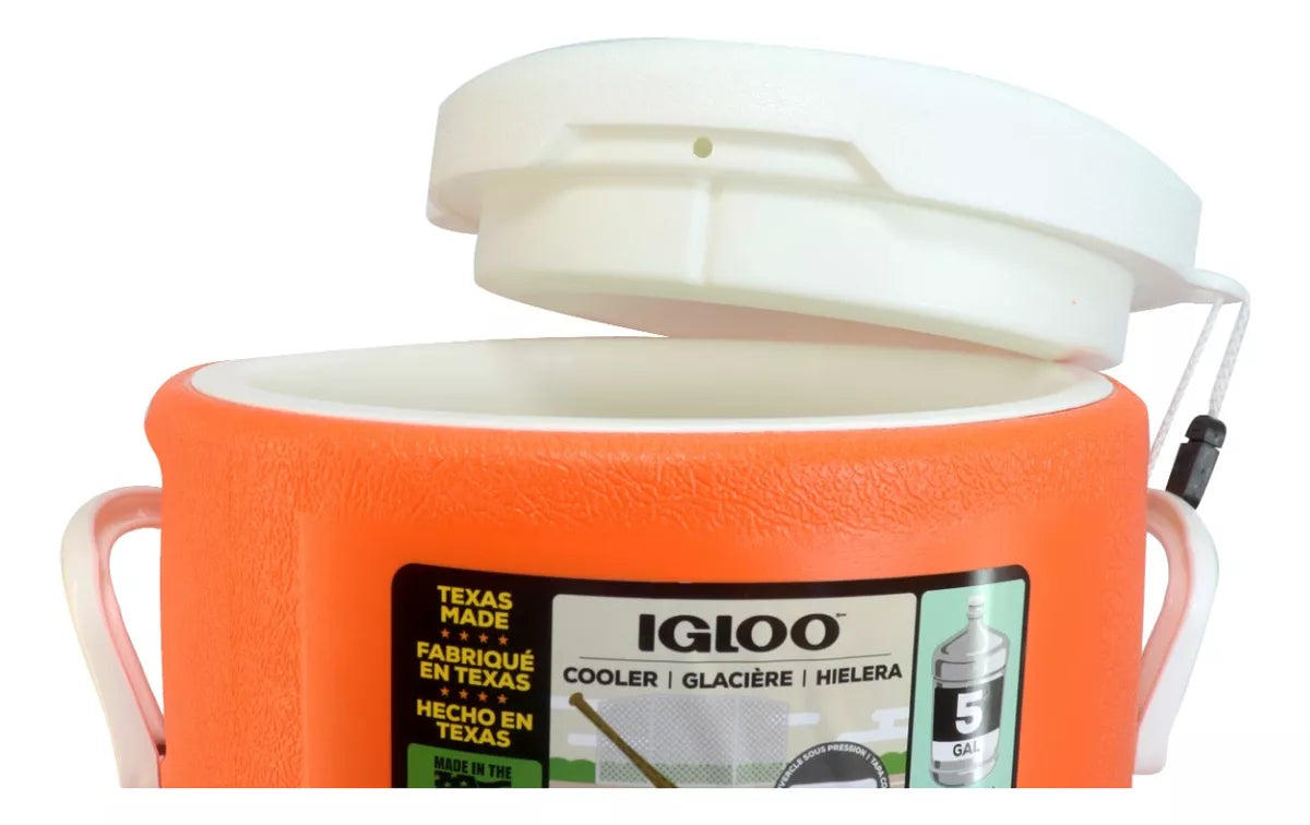 Hielera Termo Dispensa 5 Galones 18.9 Lts Con Grifo Igloo Co