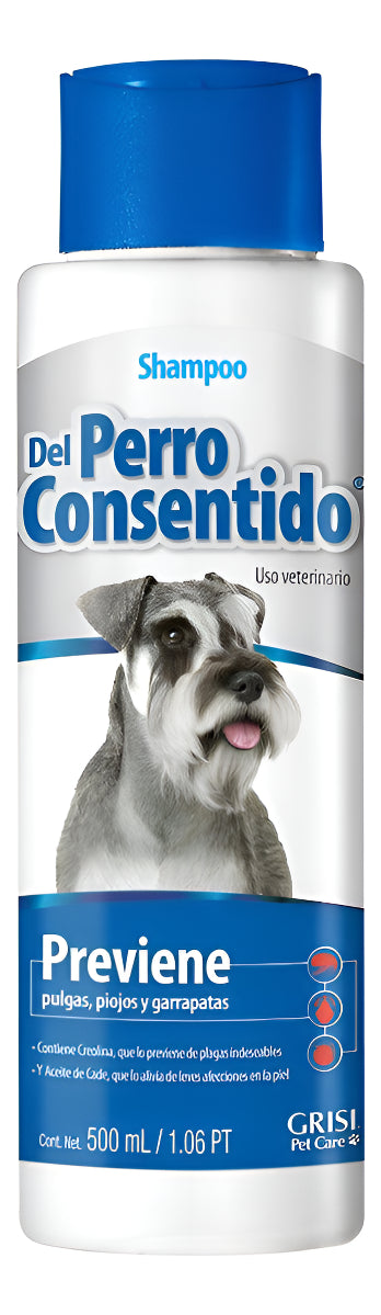 Shampoo Del Perro Consentido 500ml Fragancia Neutra