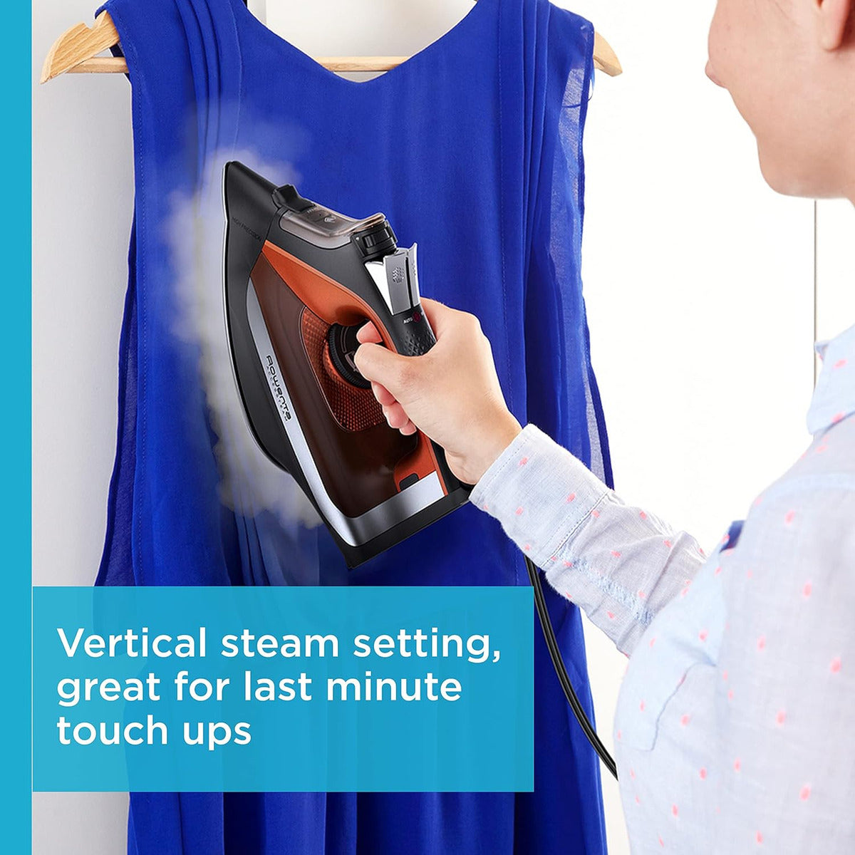 Plancha De Vapor, 1700 Vatios, Color Negro Rowenta Dw23