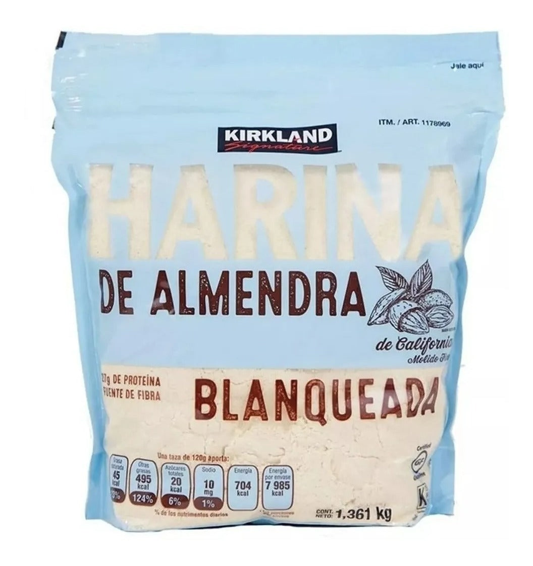 10 Bolsas - Harina De Almendra Blanqueada Kirkland - 13.6 Kg