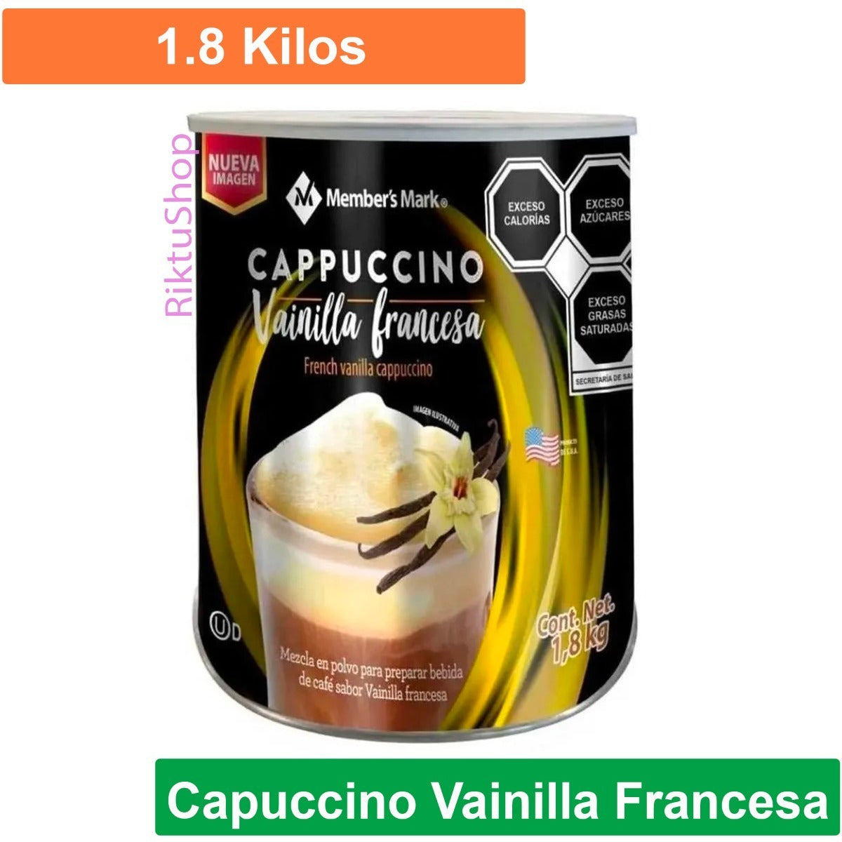Café Member's Mark Capuccino Vainilla 1.8 Kg