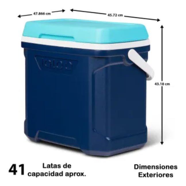 Hielera Igloo Contour 28 Litros 30 Qt 41 Latas