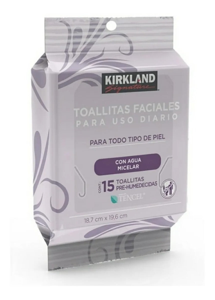 Toallitas Faciales Kirkland Desmaquillantes 180 Piezas
