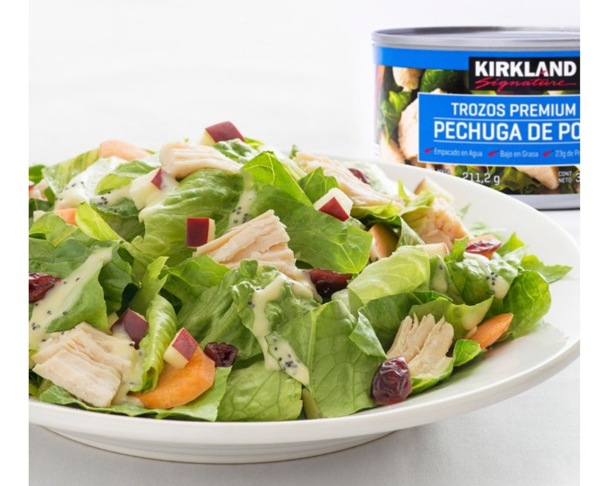 Pechuga De Pollo Enlatado En Agua Kirkland 6pz De 354gr C/u