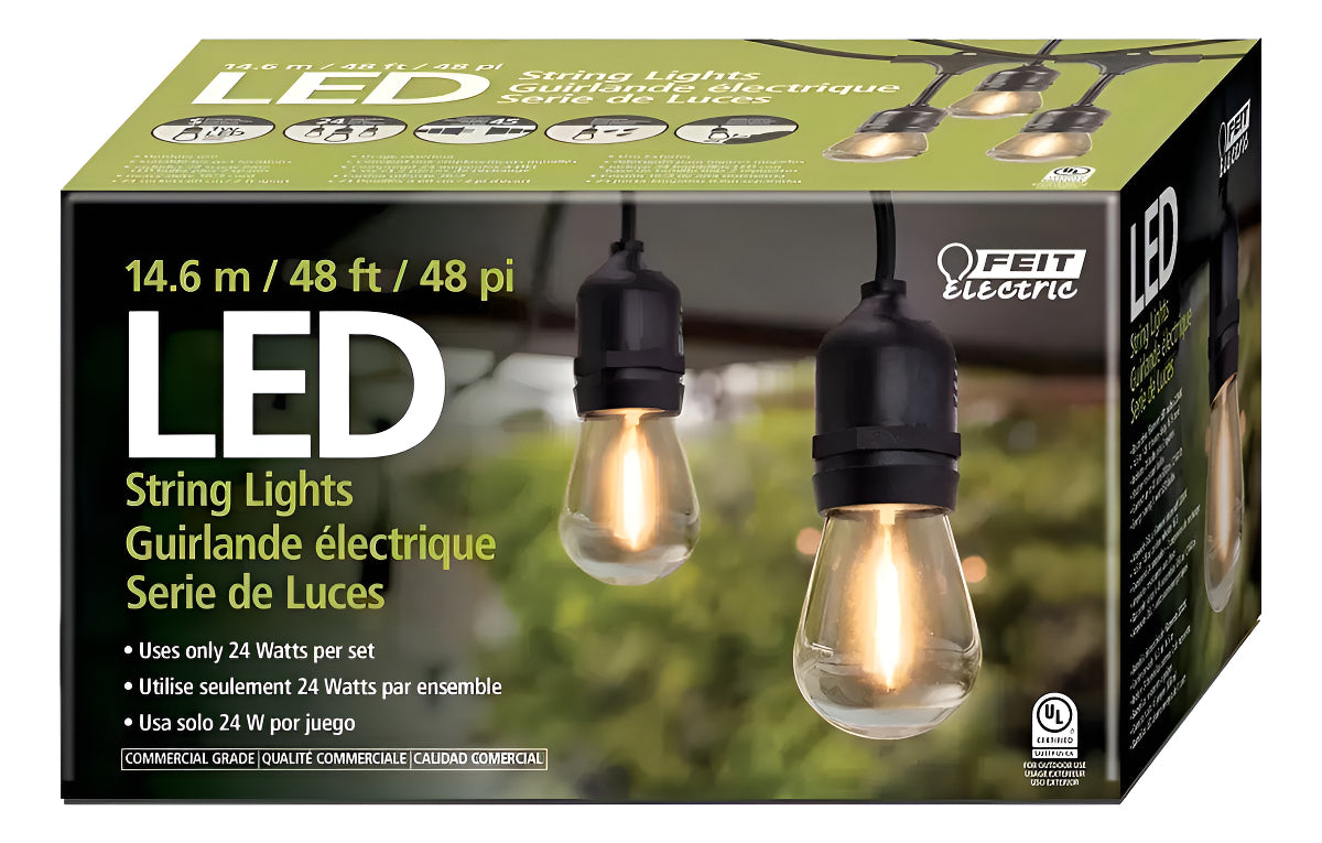 Feit Set De Luces En Serie Para Exterior 24 Bombillas