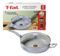 Sartén Jumbo Cooker T-fal Ceramic Refresh 30 Cm Con Tapa