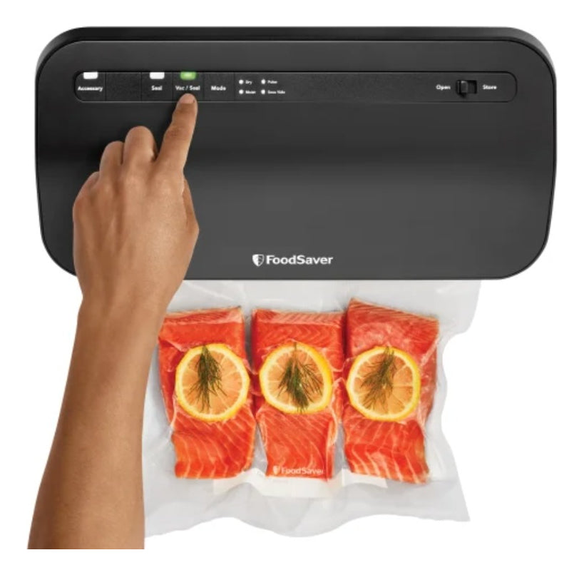 Foodsaver Preserve Sellador Al Vacio Kit Con Rollos Y Bolsas