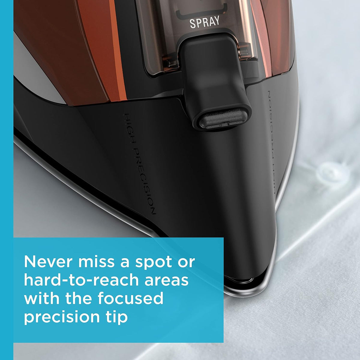 Plancha De Vapor, 1700 Vatios, Color Negro Rowenta Dw23