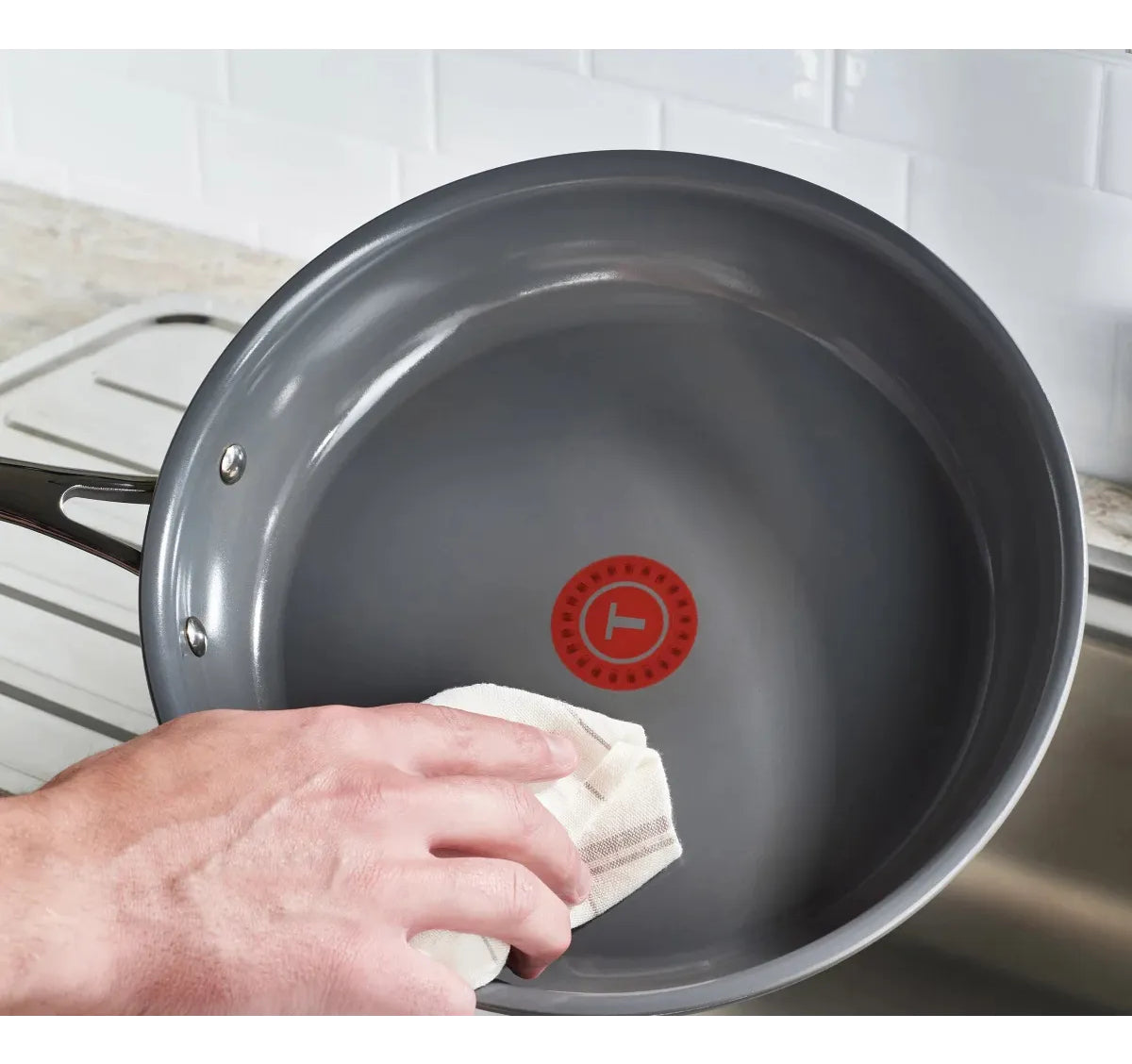 Batería De Cocina Cerámica T-fal Excellence 10 Pzas Tefal