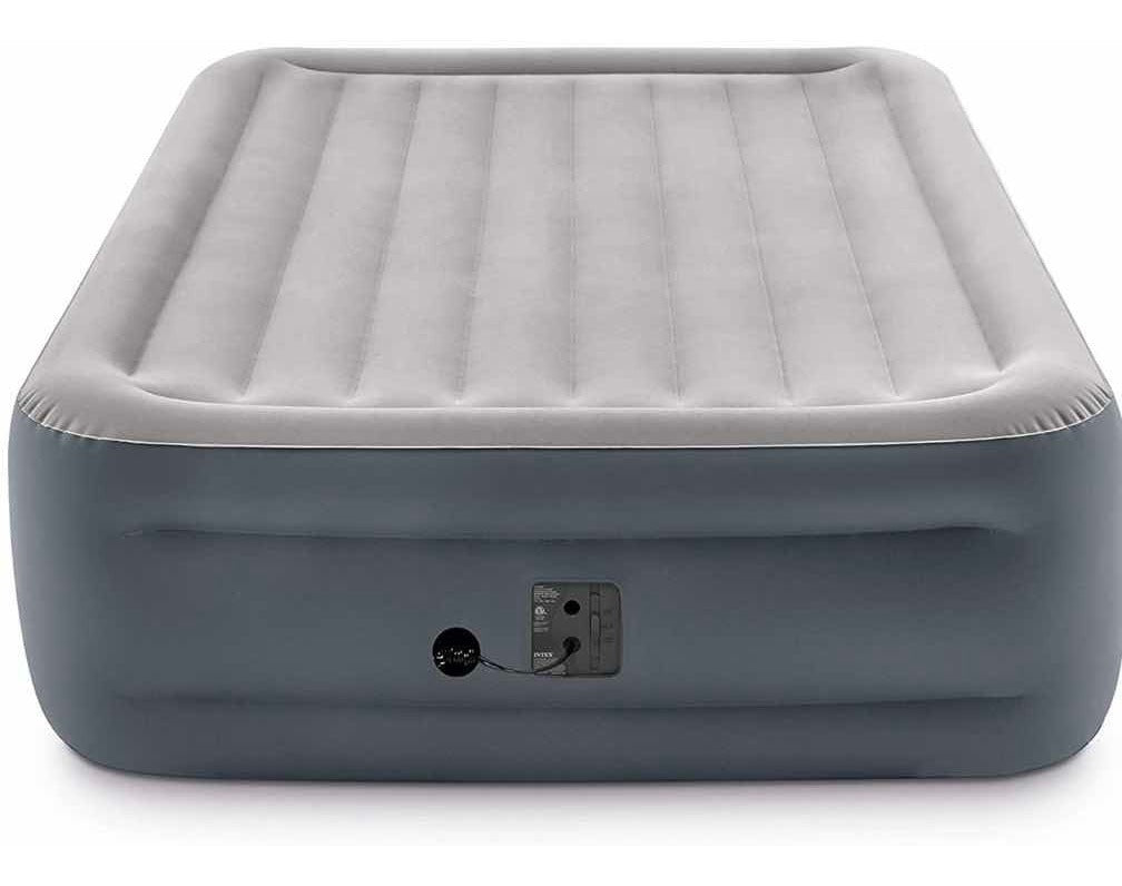 Cama Colchón Inflable Queen Size Con Bomba Eléctrica Incluid
