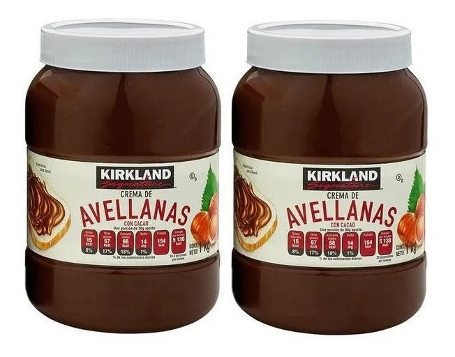 Crema De Avellanas Con Cacao Kirkland Signature 2 De 1 Kg