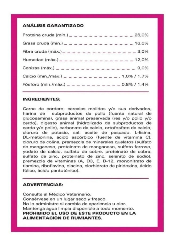 Alimento Para Perro Exceed Cordero Y Arroz 20 Kgs Croquetas