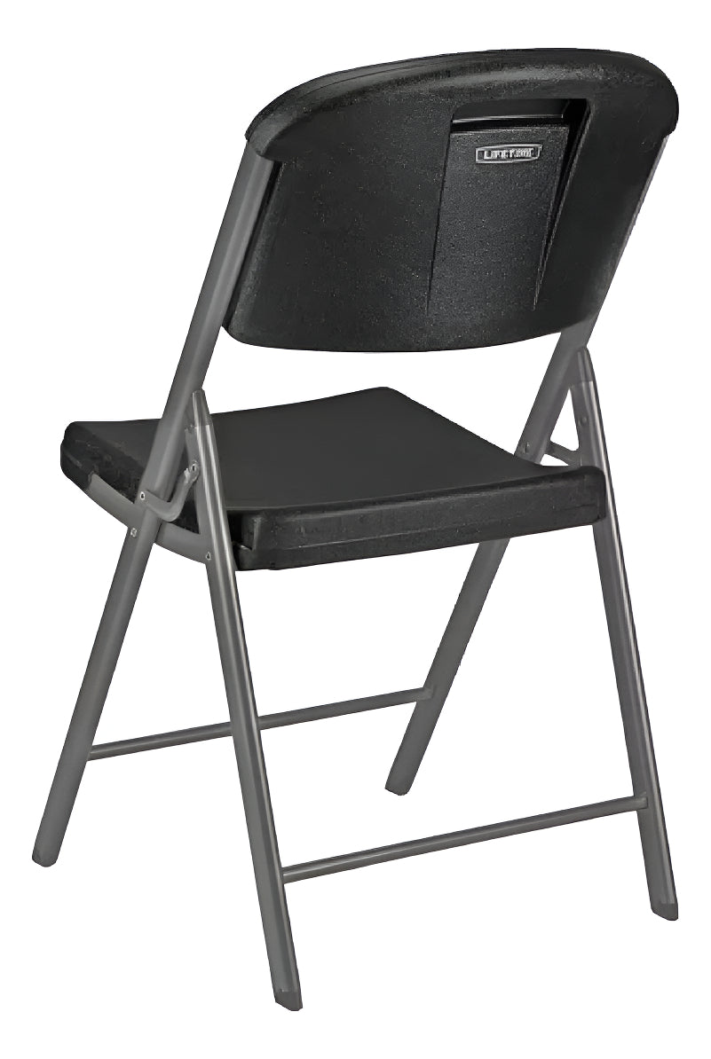 Silla Plegable Negra Lifetime 1 Persona Exteriores Jardín