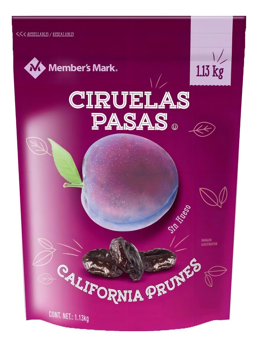 Ciruelas Pasas Member's Mark Bolsa De 1.13 Kg