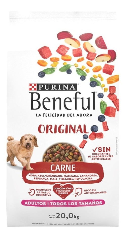 Alimento Beneful 20 Kg Croquetas Purina Beneful Perro Ori