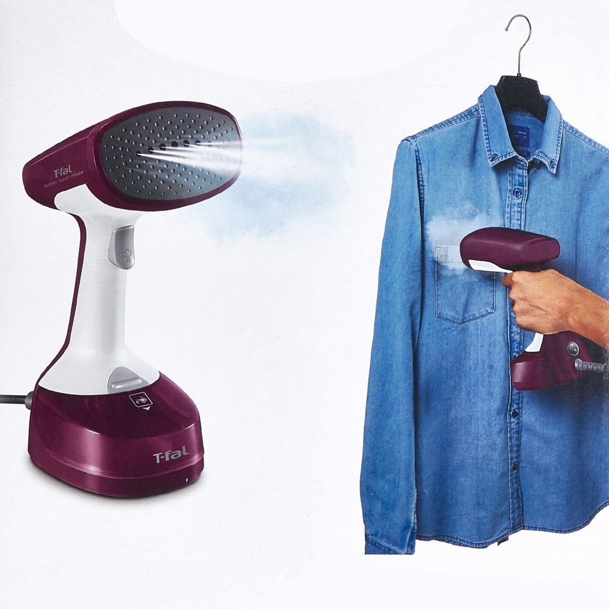 Cepillo De Vapor T-fal Steam Minute 1400w Plancha Rápida