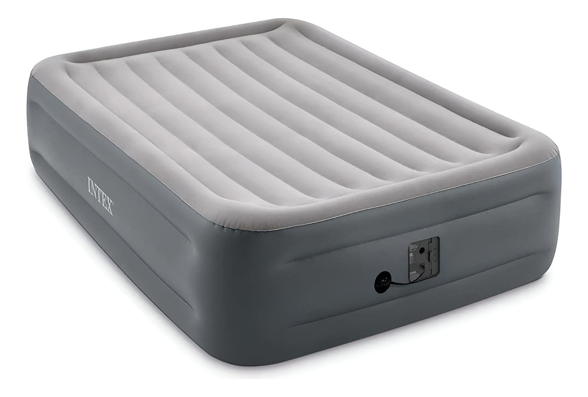 Cama Colchón Inflable Queen Size Con Bomba Eléctrica Incluid