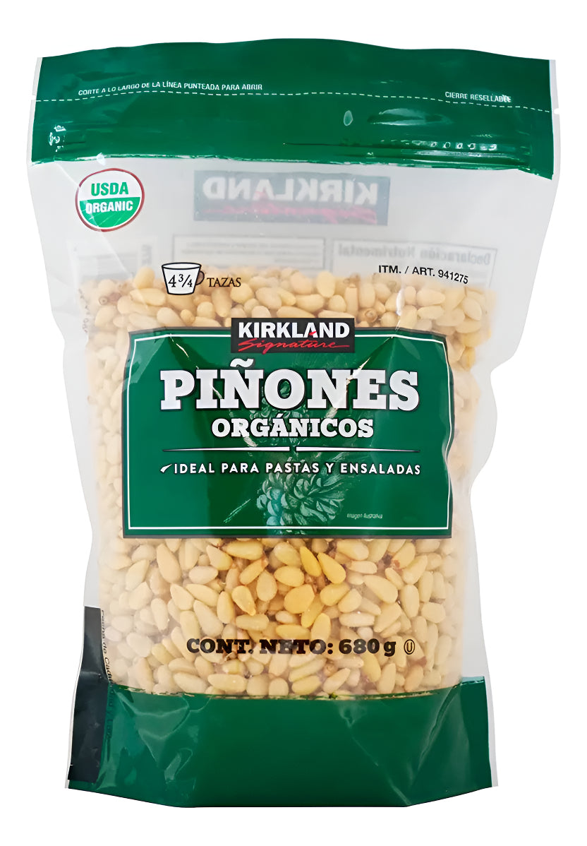 Piñones Orgánicos Kirkland Signature 680 Gr