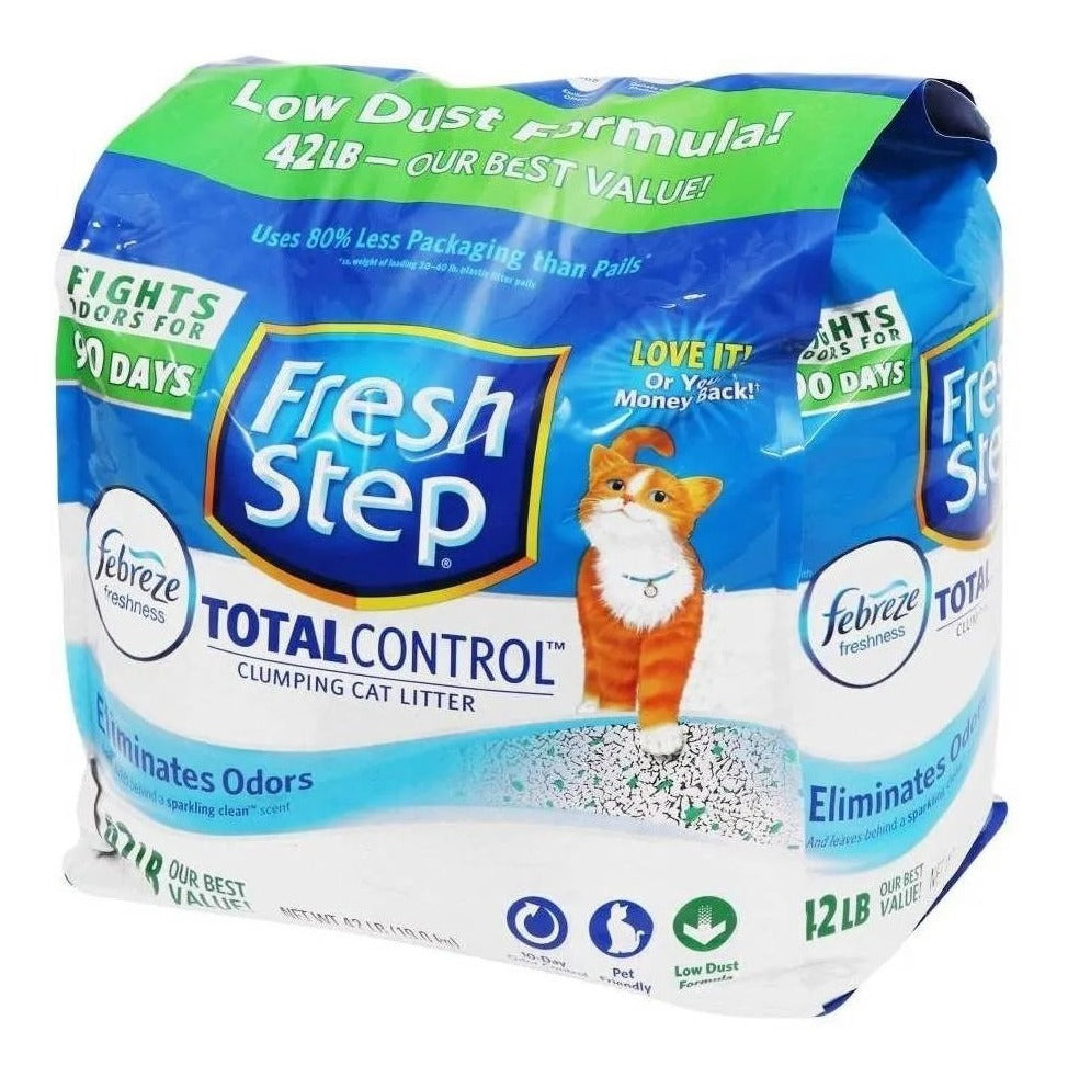 Arena Para Gatos Fresh Step Con 4 Pzas De 4.98 Kg C/u