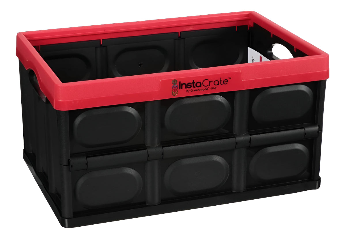 Caja Plegable Instacreate Negra 46 Lts Almacena Organiza